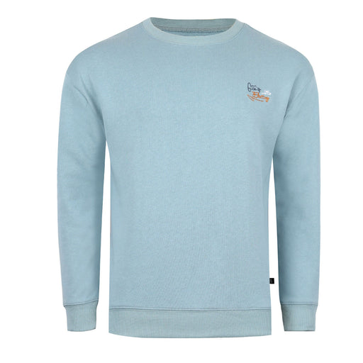 Swannies Golf Is Easy Reef Mens Crewneck - Reef/XL