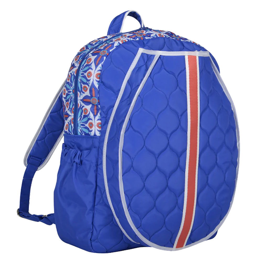 Cinda B Royal Bonita Tennis Backpack - Royal Bonita