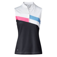 Load image into Gallery viewer, Daily Sports Ossie Navy Womens SL Golf Polo
 - 4