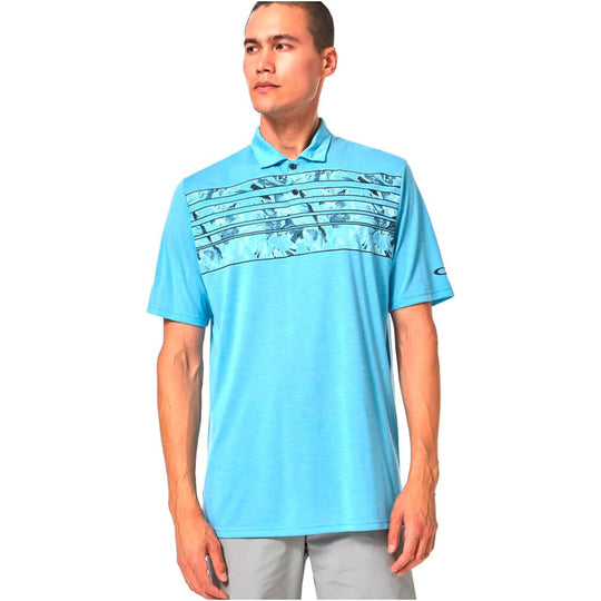 Oakley Azalea Stripe Mens Golf Polo