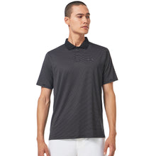 Load image into Gallery viewer, Oakley Divisional Stripe Mens Golf Polo - Blackout 02e/XXL
 - 1
