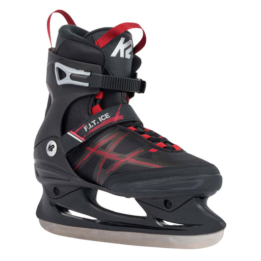 K2 F.I.T. Ice Mens Ice Skates 2022 - Black/Red/14.0