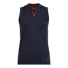 J. Lindeberg Leya Navy Womens Sleeveless Golf Polo