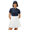 J. Lindeberg Galiah Navy Bridge Womens Golf Polo