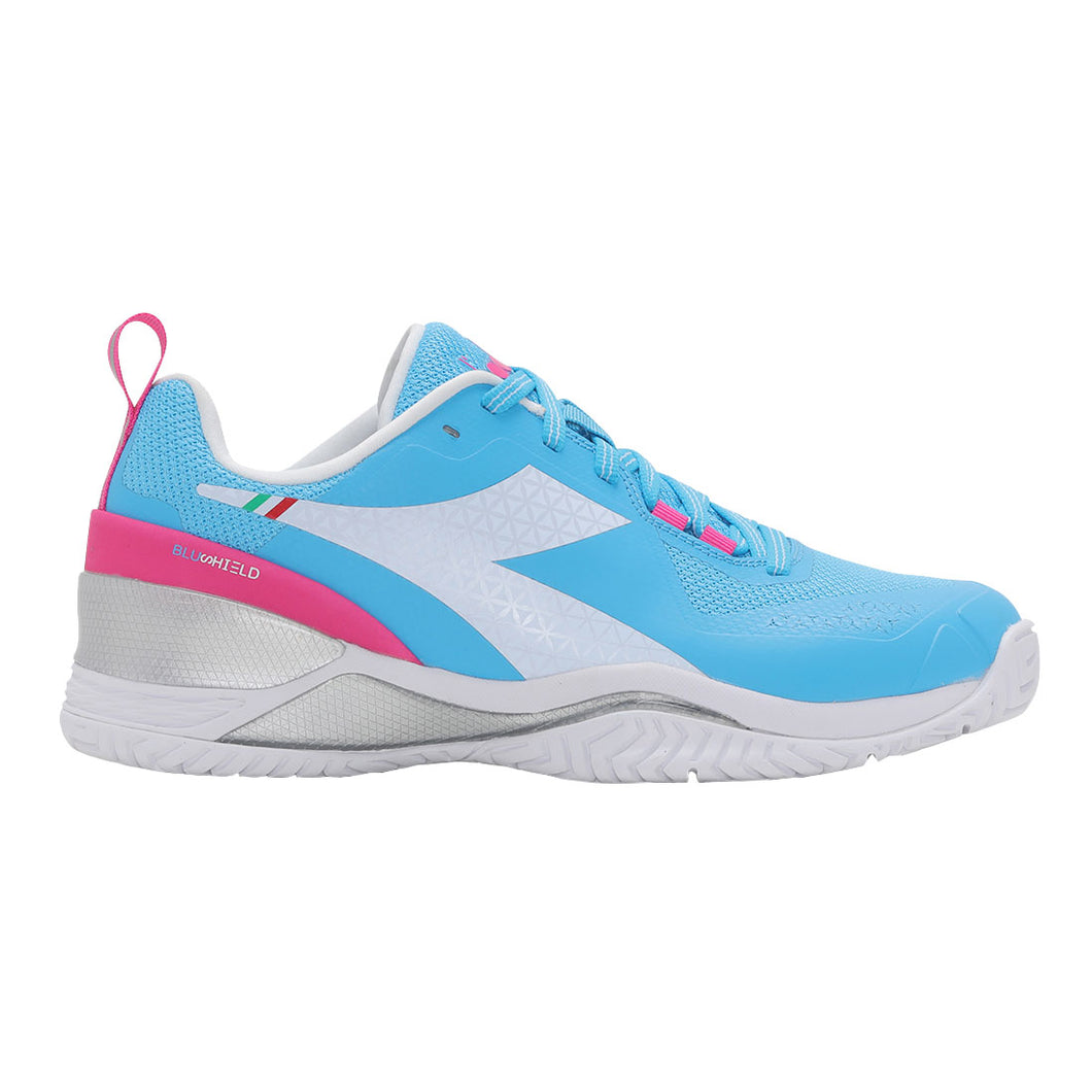 Diadora Blushield Torneo AG Womens Tennis Shoes - SKY BL/WT C0087/B Medium/5.5