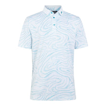 Load image into Gallery viewer, J. Lindeberg KV Print Camo Mens Golf Polo - BLUE CAMO O452/XL
 - 1