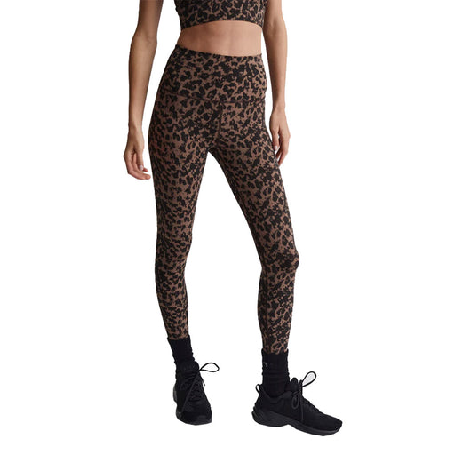 Varley Lets Go Super High Rise Animal Wmn Leggings - Copper Animal/L