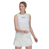 Adidas London Match White Womens Tennis Tank