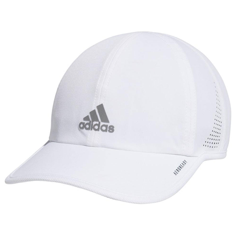 Adidas Superlite 2 White Silver Womens Tennis Hat - White/Silver/One Size