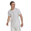 Adidas London Stretch Woven White Mens Tennis Shirt