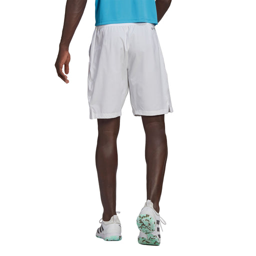 Adidas Ergo 9in White Mens Tennis Shorts