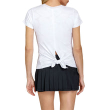 Load image into Gallery viewer, Tail Oriana Fading Leave Chalk Wmn SS Tennis Shirt
 - 3