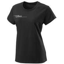 Load image into Gallery viewer, Wilson Team II Tech Womens Tennis Shirt - Black/XL
 - 1