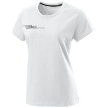 Load image into Gallery viewer, Wilson Team II Tech Womens Tennis Shirt - White/XL
 - 3
