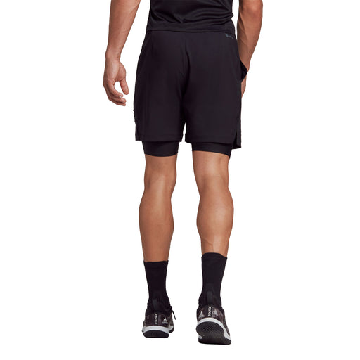 Adidas US Series 2 IN 1 7in Mens Tennis Shorts