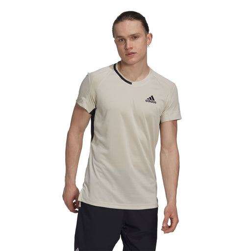 Adidas US Series Mens Tennis Shirt - ALUMIN 273/XXL