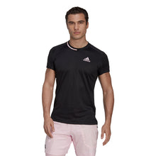 Load image into Gallery viewer, Adidas US Series Mens Tennis Shirt - BLACK 001/XXL
 - 3
