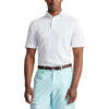 RLX Ralph Lauren Knit Jacquard Pure White Mens Golf Polo
