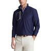 RLX Ralph Lauren Knit Jacquard French Navy Camo Mens Golf Half Zip