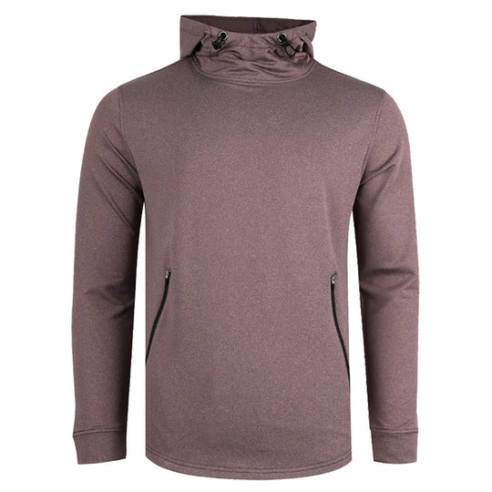 Swannies Ivy Plum Heather Mens Golf Hoodie