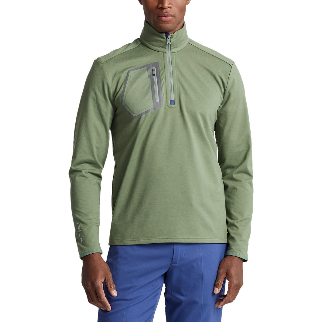 RLX Ralph Lauren Brush Tech Jrsy Grn Mens Golf Hz - Cargo Green/XL