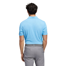 Load image into Gallery viewer, Adidas Heather HEAT.RDY Blue Rush Mens Golf Polo
 - 2