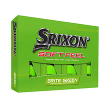 Load image into Gallery viewer, Srixon Soft Feel 13 Brite Golf Balls - Dozen - Brite Green
 - 1