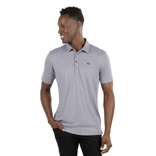 TravisMathew Knot On Call Mens Golf Polo - Htr Gy Pin 0hgp/XXL