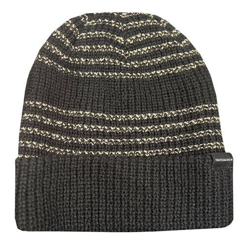 TravisMathew Goodtime Guy Black Mens Golf Beanie - Black 0blk/One Size