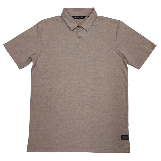 TravisMathew Tucan Heather Portabella Mens Golf Polo