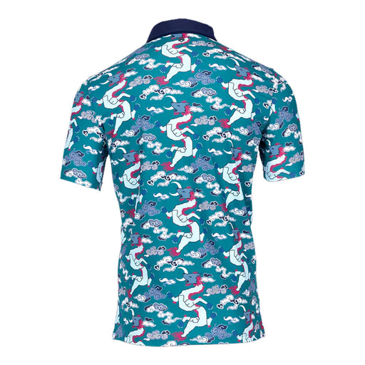 Greyson Wolf Slayer Jungle Mens Golf Polo