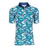 Greyson Wolf Slayer Jungle Mens Golf Polo