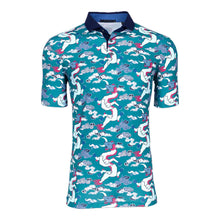 Load image into Gallery viewer, Greyson Wolf Slayer Jungle Mens Golf Polo - JUNGLE 339/XL
 - 1