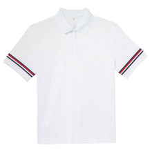 Load image into Gallery viewer, Fila Essentials Heritage Jacquard Mens Tennis Polo - WHITE 100/XXL
 - 4