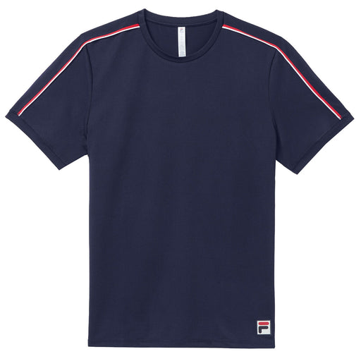 Fila Essentials Heritage Jacquard Men Tennis Shirt - NAVY 412/XXL