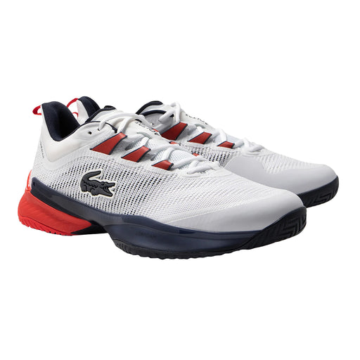 Lacoste AG-LT23 Ultra All-Court Mens Tennis Shoes - White/Red/Navy/D Medium/13.0