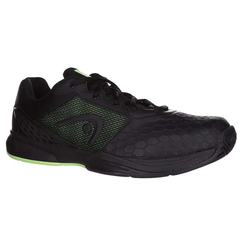 Head Revolt Team 3.0 Mens Tennis Shoes - Black/Green/13.0