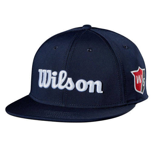 Wilson Tour Flat Brim Mens Golf Hat - Navy/One Size
