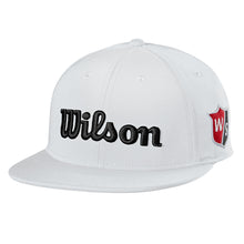 Load image into Gallery viewer, Wilson Tour Flat Brim Mens Golf Hat - White/One Size
 - 5