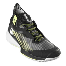 Load image into Gallery viewer, Wilson Kaos Rapide SFT Mens Tennis Shoes - Wt/Bk/Sfty Yell/D Medium/13.0
 - 1
