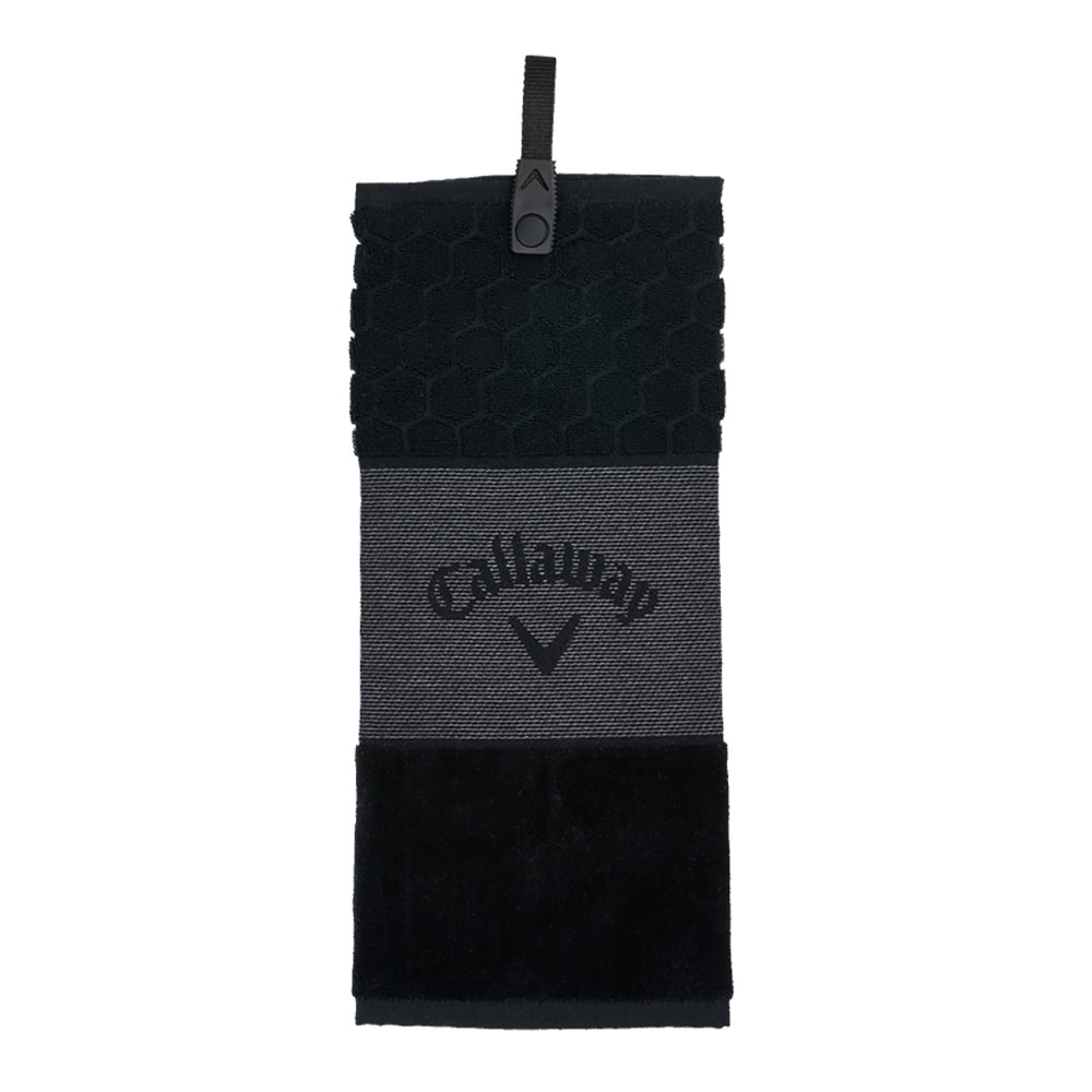 Callaway Tri-Fold Golf Towel - Black