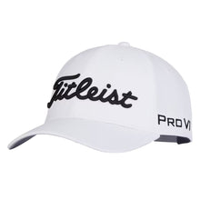 Load image into Gallery viewer, Titleist Tour Performance Mens Golf Hat - White/Black/One Size
 - 21