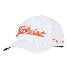 Load image into Gallery viewer, Titleist Tour Performance Mens Golf Hat - White/Flame/One Size
 - 23