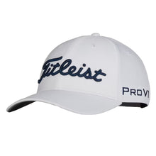 Load image into Gallery viewer, Titleist Tour Performance Mens Golf Hat - White/Navy/One Size
 - 27