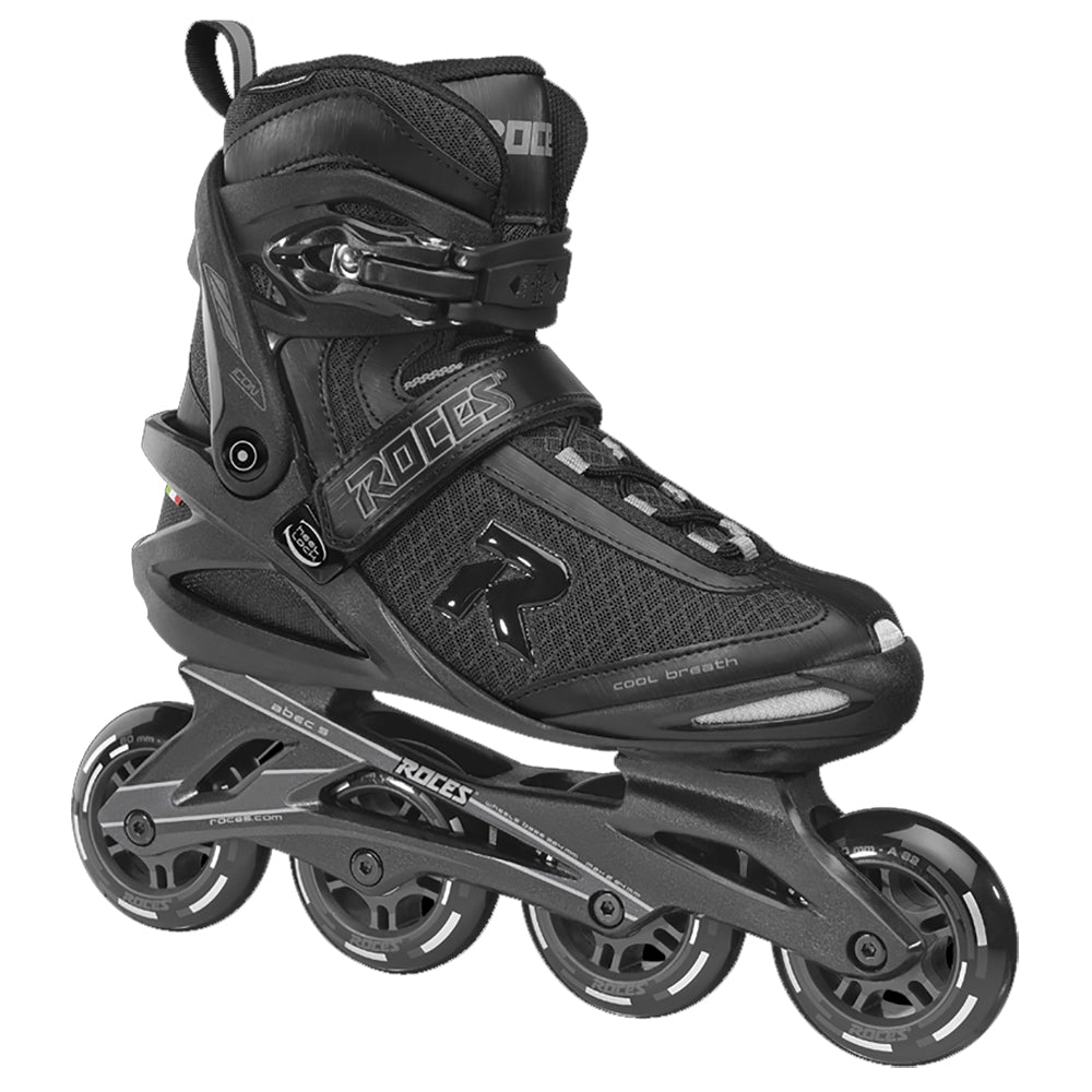 Roces Icon Mens Inline Skates Used 27706 - BLK/CHRCOAL 003/11