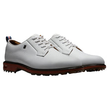 Load image into Gallery viewer, FootJoy Premiere Series Spikeless Mens Golf Shoes - Cool Wt/Cwt/Red/D Medium/13.0
 - 1