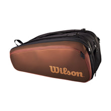 Load image into Gallery viewer, Wilson Super Tour Pro Staff v14 15-Pack Tennis Bag - Brown
 - 1