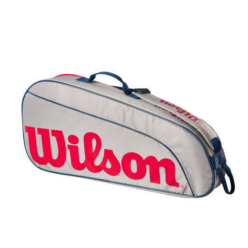 Wilson Junior 3-Pack Tennis Bag - Grey/Red