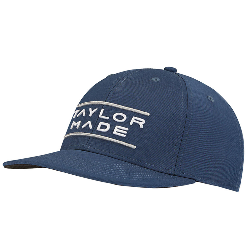 TaylorMade Stretchfit Flatbill Mens Golf Hat - Navy