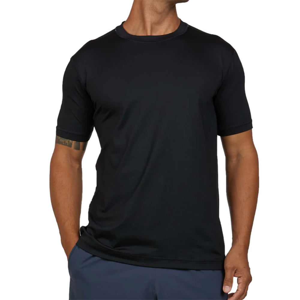 SB Sport Classic SS Mens Tennis Shirt - Black/2X